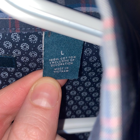 2/$30 ⚡️ - SHIRT | men’s Perry Ellis size large - Picture 3 of 5